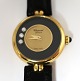 Chopard, 
Geneve. Guld 
dame ur (750). 
Happy diamonds. 
Diameter 20 mm. 
Original æske 
medfølger