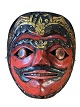 Indonesisk Wayang Topeng teater-maske / danse-maske fra Java eller Bali, senere del af det 20. ...