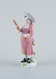 Meissen, 
Tyskland, 
porcelænsfigur. 
Overglasur.
En dreng ...