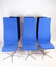 Sæt af 6 oxford 
stole, designet 
af Arne 
Jacobsen og 
produceret hos 
Fritz Hansen. 
En eksklusiv 
...