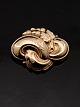 8 karat guld 
broche 3,5 x 
2,7 cm. fra 
juveler B Hertz 
København emne 
nr. 531850