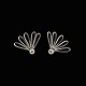 A. Dragsted - 
Copenhagen. 
Sterling Silver 
Ear Clips
Designed and 
crafted by A. 
Dragsted - ...