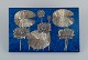 Heinz Erret 
(1920-2003) for 
Gustavsberg, 
”Vit näckros , 
Södermanland”, 
vægplakette i 
glaseret ...