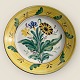 Torben keramik, 
Væg fad / 
Tallerken med 
blomstermotiv, 
25cm i 
diameter, 4,5cm 
høj *Perfekt 
stand*