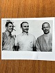 NASA: Lille, 
originalt 
sort/hvidt 
foto, af de tre 
Apollo 
11-astronauter 
Neil Armstrong, 
Mike ...