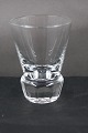 Danish freemason glass schnapps glass engraved without freemason symbols, on an edge-cutted foot