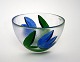 Kosta Boda 
Sweden, Tulipa 
skål med blå 
tulipan. 
Designet af 
Ulrica 
Hydman-Vallien. 
Højde 9 cm. ...