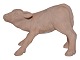 Lyngby terracotta, figur af kalv.Længde 16,8 cm., høre 12,0 cm.Perfekt stand.