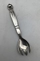 Georg Jensen Sterling Silver/Steel Acorn Salad Fork No. 134B