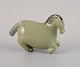 Stig Lindberg 
(1916-1982) for 
Gustavsberg. 
Horse figurine 
in glazed 
stoneware with 
a light green 
...