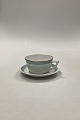 Royal Copenhagen Dybbøl Tea Cup and Saucer. Measures Cup: 9.7 cm / 3.8 inch. Saucer 14.5 cm / ...