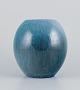 Steuler, 
Germany. Large 
ceramic vase 
with glaze in 
blue ...