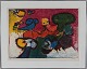 Mogens Balle 
(1921-1988) 
Dansk Cobra 
kunstner
Abstrakt 
komposition 
Farvelitografi 
i ...