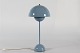 Verner Panton (1926-1998)Flowerpot bordlampe VP3fremstillet af dueblå emalieret ...