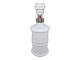 Mini Holmegaard Apoteker bordlampe i hvidt glas.Højde 26,0 cm. med fatning og 18,0 cm. uden ...