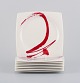 Paint It Red 
Collection - 
Red Vanilla, 
Royal Fine 
China, otte 
frokosttallerkner 
i moderne ...