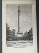 Xylografi - 
Monoment på 
Oddens 
Kirkegård 1898.
