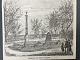 Xylografi - 
Monoment på 
Oddens 
Kirkegård 1898.
