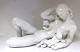 Bing & 
Grøndahl. 
Porcelænsfigur. 
Blanc de Chine. 
Vandmoderen. 
Model 4055. 
Længde 46 cm. 
Højde 28 ...