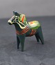 Dark green Dala horses from Sweden H 5cms