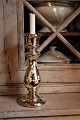 Stor antik 1800 
tals mundblæst 
lysestage i 
fattigmandssølv 

(Mercury 
Glass) med en 
fin patina. ...
