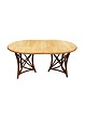 Spisebord i bøgetræ med ben af bambus i dansk design fra omkring 1970'erne. Der medfølger ikke ...