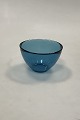 Orrefors Fuga 
Rund Glas Skål 
i blå Sverige
Designet af 
Sven Palmqvist
Måler 9cm x 
5,5cm ...