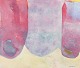 K. Börjesson, 
Svensk 
kunstner. Olie 
på lærred. 
Abstrakt ...