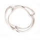 Georg Jensen Sterlingsilber Infinity Armband Dessin 452. Masse innen: 6x6,5cm