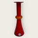 Holmegaard, Carnaby, Vase, Orange og hvid Opalglas, 21cm høj, 7cm i diameter, Design Christer ...