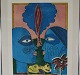 Corneille (1922-2010)Moderne komposition stor litografi i farver 51/100 sign. Corneille 78 ...