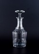 Danish 
glassworks, 
hand-blown wine 
decanter in 
clear faceted 
cut glass.
1930s/40s.
In very ...