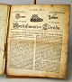 Bind med 
Bornholm 
Avertissements-
Tidende, 
aargang 1838. 
Hele årgangen. 
Pap indbundet. 
22 x 18 ...