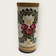 Aluminia, Rose, Cylinder vase #226/ 973, 16cm høj, 7cm i diameter *Patineret stand*