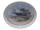 Royal Copenhagen 
Large round tray with landscape