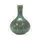 Saxbo keramik vase med turkis glasurSigneret Saxbo 107. God standH: 15cm