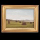 Vilhelm Kyhn maleriVilhelm Kyhn, 1819-1903, høstlandskab, olie på lærredSigneret og dateret ...