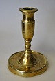 Dansk empire 
lyse stage i 
messing, ca. 
1800. H: 11,5 
cm. 