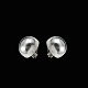 Hans Hansen. 
Sterling Silver 
Dome Ear Clips.
Designed and 
crafted by Hans 
Hansen 
Silversmithy, 
...