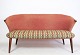 To personers 
sofa, designet 
af Bent Møller 
Jepsen med 
teaktræ ben og 
negle betrukket 
med ...