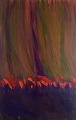 Monique Beucher 
(1934), French 
artist. Gouache 
on canvas.
Abstract 
composition. 
Colorful ...