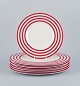 Royal Fine 
China, et sæt 
på seks 
”Freshness 
Lines Red” ...