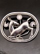 Art deco hjorte 
broche 4,5 x 
3,5 cm. GEORG 
JENSEN design 
Arno Malinowski 
#256 sterling 
sølv emne ...