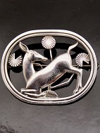 GEORG JENSEN  Art deco hjorte broche