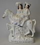 Staffordshire 
figur, bemalet 
fajance, "Going 
to Market", ...