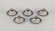 Arabia, 
Finland. 
"Karelia". Five 
sets of coffee 
cups and ...