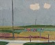 Gotthard 
Sandberg 
(1890-1961), 
Swedish artist, 
oil on ...