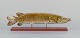 Sven Wejsfelt for Gustavsberg. Large and impressive ceramic sculpture of a pike.