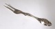 Evald Nielsen silver cutlery no. 6. Silver (830). Small meat fork. Length 18 cm. 
Produced 1916.