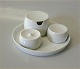 Palt-de-ménage 
Bing & Grondahl 
Henning Koppel 
White  Salt, 
Pepper and 
(mustard -) set 
# 52 and ...